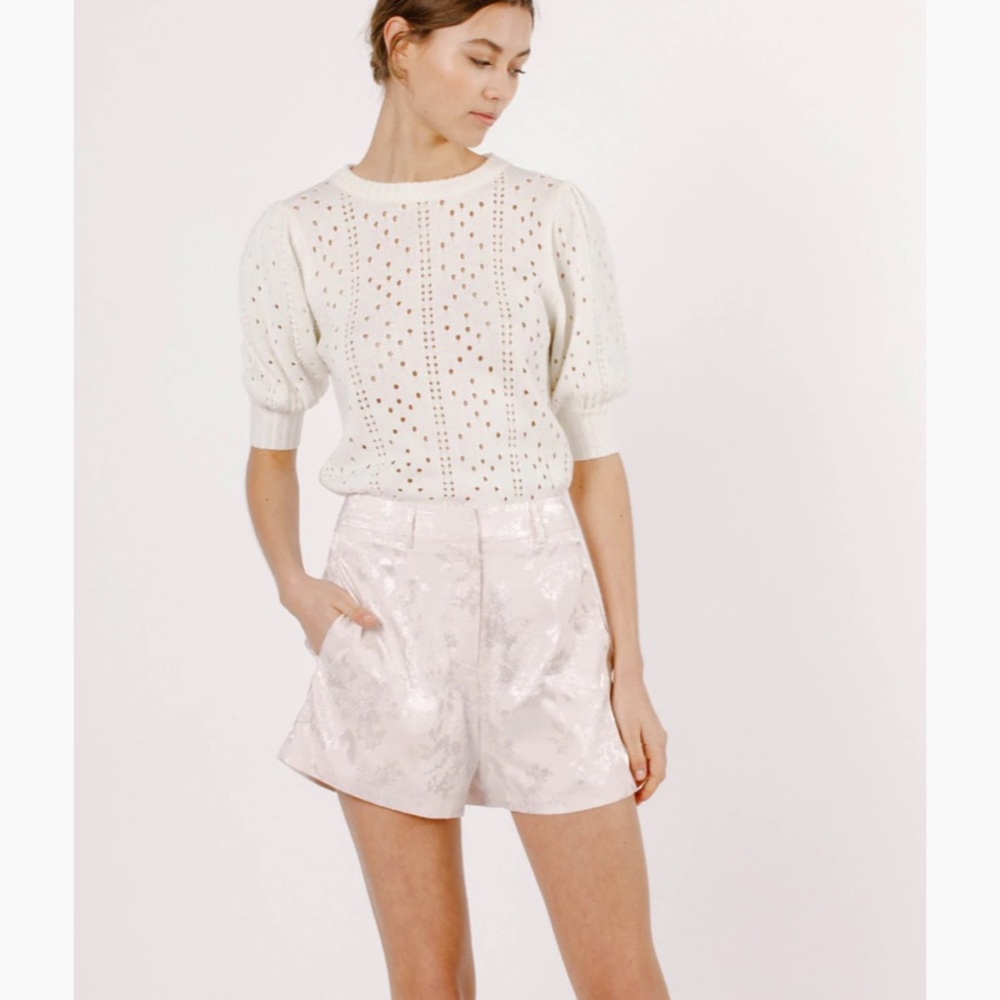 NWT moodie Miro Jaquard Pintuck Shorts